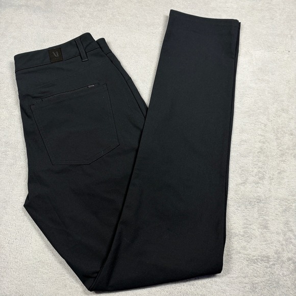 Vuori Other - Vuori Meta Pant Mens 30 Black V430 Technical Performance Trousers Slim Fit